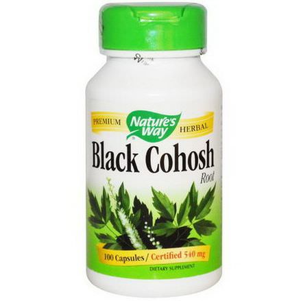 Nature's Way, Black Cohosh Root, 540mg, 100 Capsules