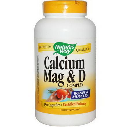 Nature's Way, Calcium Mag&D Complex, 250 Capsules
