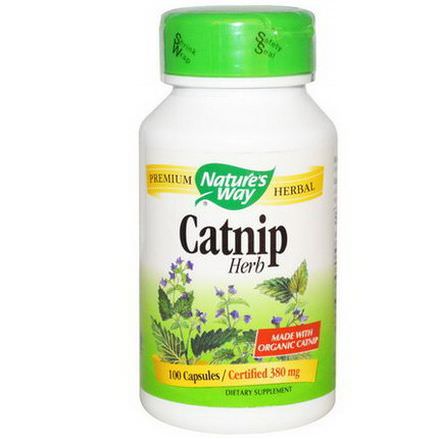 Nature's Way, Catnip Herb, 380mg, 100 Capsules