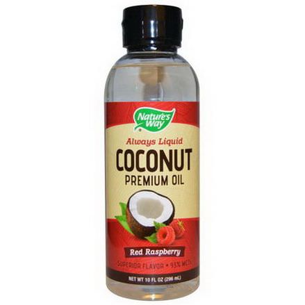 Nature's Way, Coconut Premium Oil, Red Raspberry 296ml