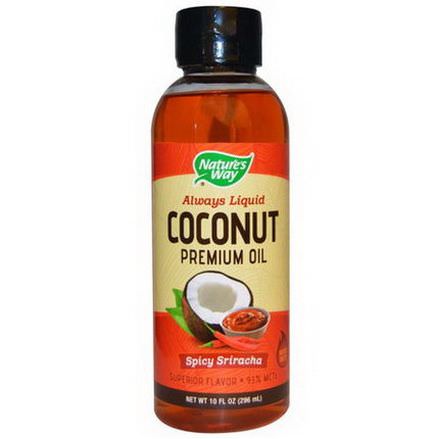 Nature's Way, Coconut Premium Oil, Spicy Sriracha, Medium Hot 296ml