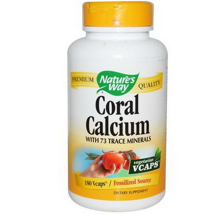 Nature's Way, Coral Calcium, 180 Vcaps