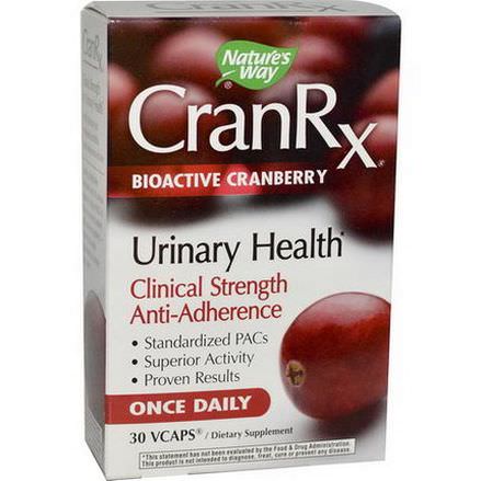 Nature's Way, CranRx, Bioactive Cranberry, 30 Vcaps