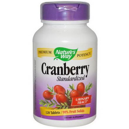Nature's Way, Cranberry, Standardized, 120 Tablets