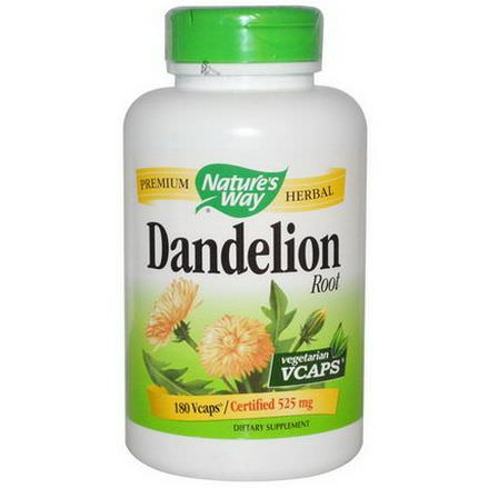 Nature's Way, Dandelion Root, 525mg, 180 Vcaps
