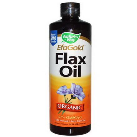Nature's Way, EFAGold, Organic, Flax Oil 710ml