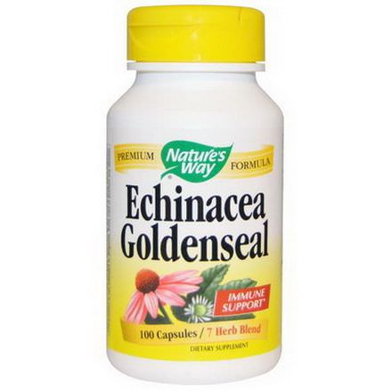 Nature's Way, Echinacea Goldenseal, 100 Capsules