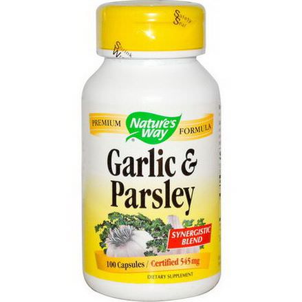 Nature's Way, Garlic&Parsley, 100 Capsules