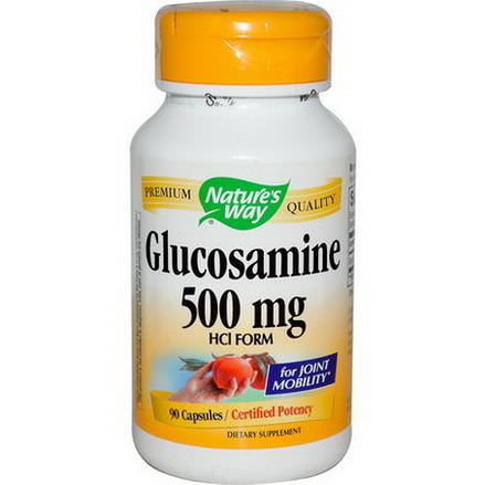 Nature's Way, Glucosamine, 500mg, 90 Capsules