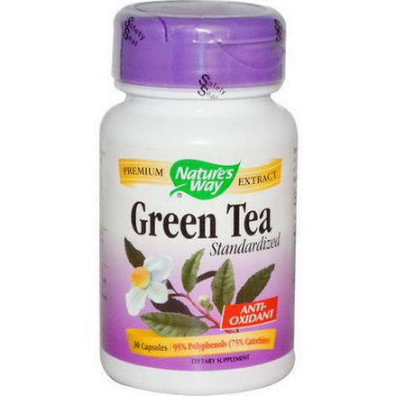 Nature's Way, Green Tea, Standardized, 30 Capsules