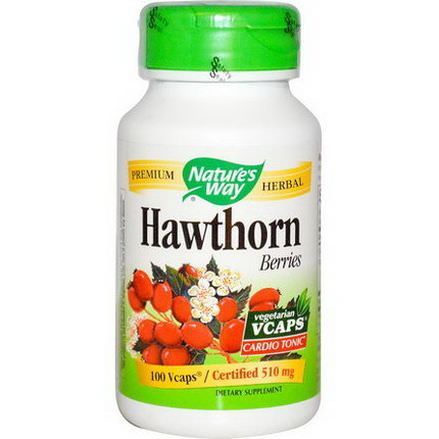 Nature's Way, Hawthorn Berries, 100 Vcaps