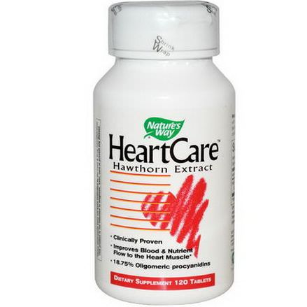 Nature's Way, HeartCare, Hawthorn Extract, 120 Tablets