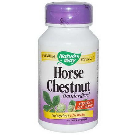 Nature's Way, Horse Chestnut Standardized, 90 Capsules