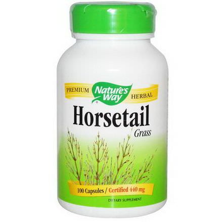 Nature's Way, Horsetail Grass, 440mg, 100 Capsules