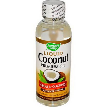 Nature's Way, Liquid Coconut Premium Oil 296ml