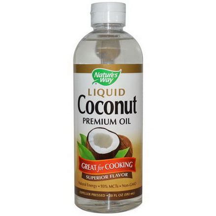 Nature's Way, Liquid Coconut, Premium Oil 592ml