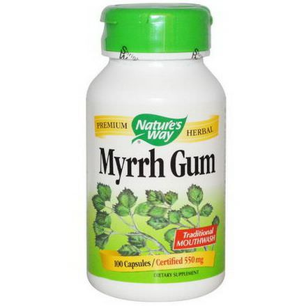 Nature's Way, Myrrh Gum, 550mg, 100 Capsules