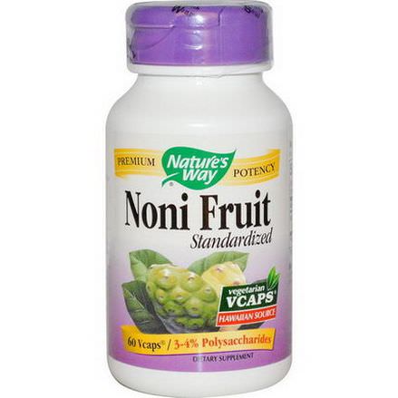 Nature's Way, Noni Fruit, Standardized, 60 Vcaps