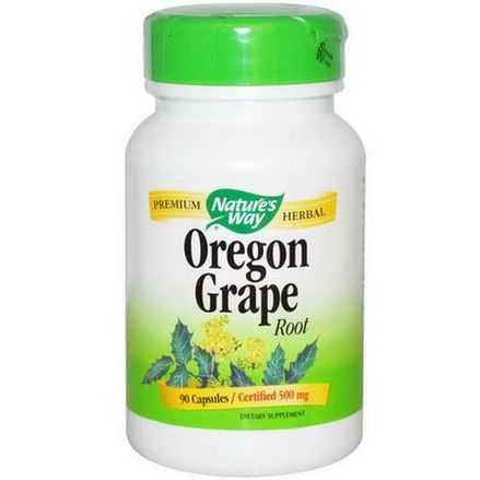 Nature's Way, Oregon Grape Root, 500mg, 90 Capsules