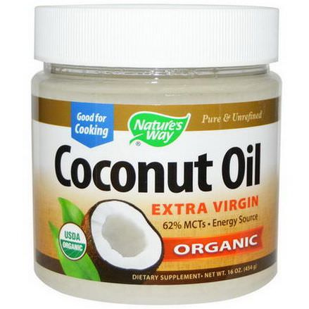 Nature's Way, Organic Coconut Oil 454g