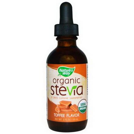 Nature's Way, Organic, Stevia, Toffee Flavor 59ml