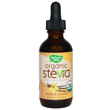 Nature's Way, Organic, Stevia, Vanilla Flavor 59ml