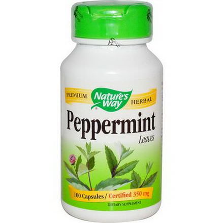 Nature's Way, Peppermint, Leaves, 100 Capsules