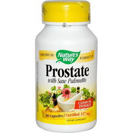 Nature's Way, Prostate, With Saw Palmetto, 327mg, 60 Capsules