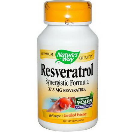 Nature's Way, Resveratrol, 60 Vcaps