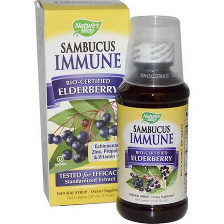 Nature's Way, Sambucus Immune, Bio-Certified Elderberry 120ml