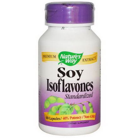 Nature's Way, Soy Isoflavones, Standardized, 60 Capsules
