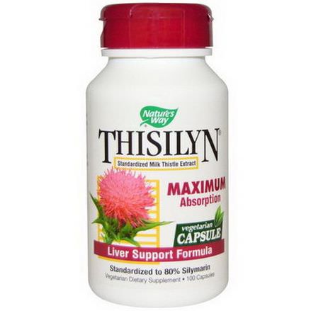 Nature's Way, Thisilyn, Liver Support Formula, 100 Capsules