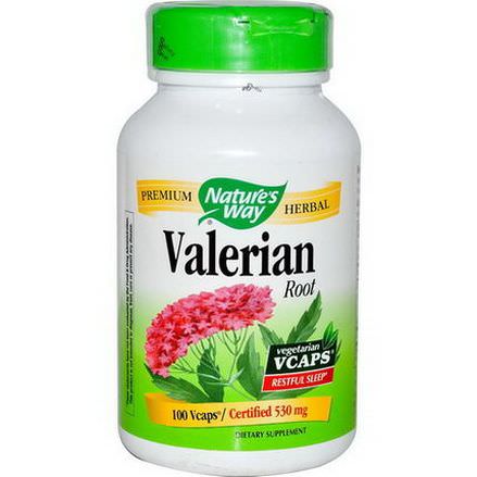 Nature's Way, Valerian Root, 530mg, 100 Vcaps