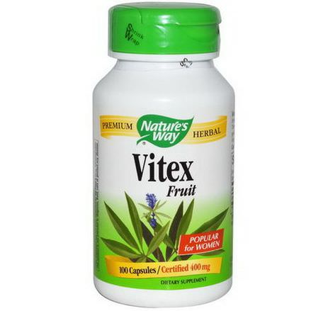 Nature's Way, Vitex Fruit, 400mg, 100 Veggie Caps