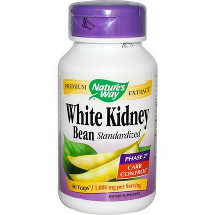 Nature's Way, White Kidney Bean Standardized, 60 Vcaps