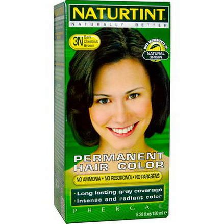 Naturtint, Permanent Hair Color, 3N Dark Chestnut Brown 150ml