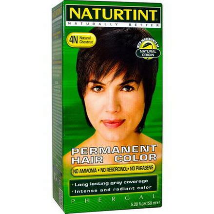 Naturtint, Permanent Hair Color, 4N Natural Chestnut 150ml