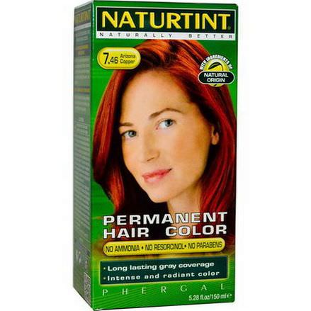 Naturtint, Permanent Hair Color, 7.46 Arizona Copper 150ml