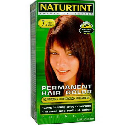 Naturtint, Permanent Hair Color, 7.7 Teide Brown 150ml