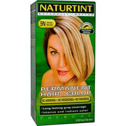 Naturtint, Permanent Hair Color, 9N Honey Blonde 150ml