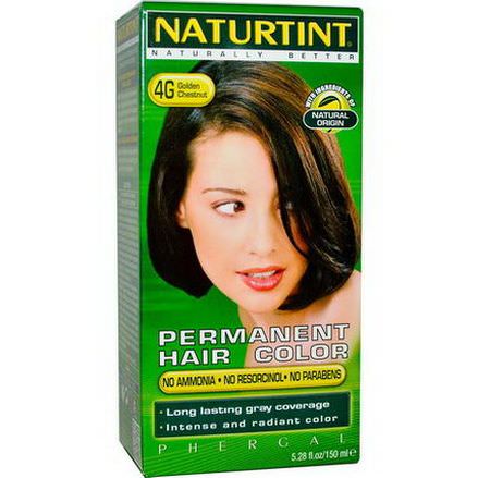 Naturtint, Permanent Hair Colorant, 4G Golden Chestnut 150ml