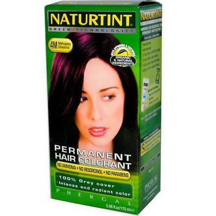 Naturtint, Permanent Hair Colorant, 4M Mahogany Chestnut 170ml