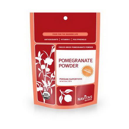 Navitas Naturals, Organic, Pomegranate Powder 227g