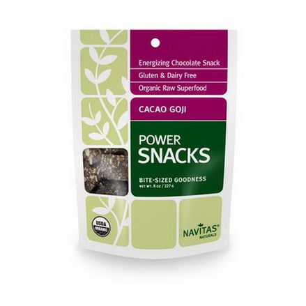 Navitas Naturals, Organic, Power Snacks, Cacao Goji 227g