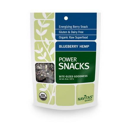 Navitas Naturals, Power Snacks, Blueberry Hemp 227g