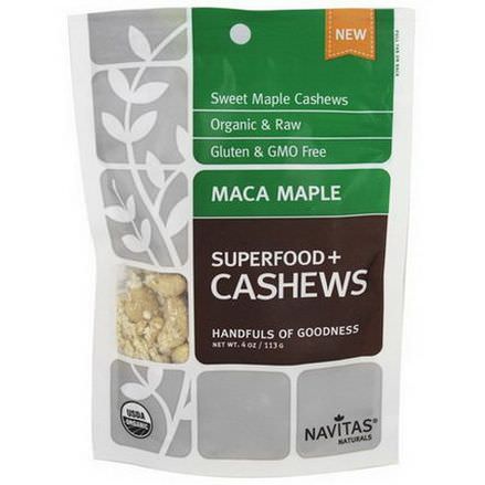 Navitas Naturals, Superfoods+ Cashews, Maca Maple 113g