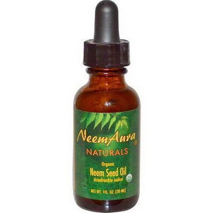 Neemaura Naturals Inc, Organic, Neem Seed Oil 30ml