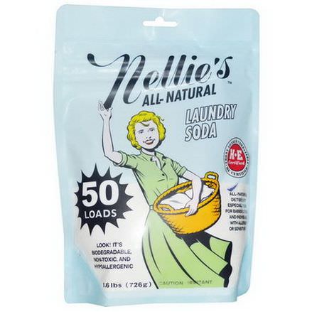 Nellie's All-Natural, Laundry Soda 726g