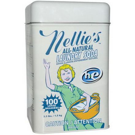 Nellie's All-Natural, Laundry Soda, 100 Loads 1.5 kg