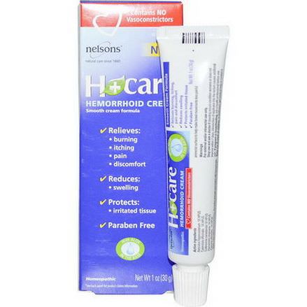 Nelson Bach USA, H+care, Hemorrhoid Cream 30g
